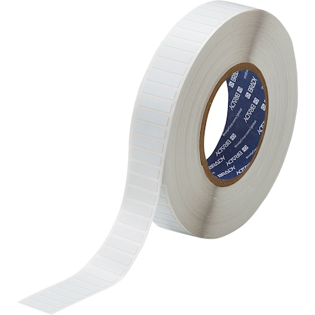 Brady Laser Markable Matte White Polyimide Labels 0.25 in H x 1 in W White 10000/RL LZR-103-734-10